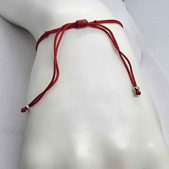 NEW Sterling Silver 925 Hamsa Design With Adjustable Bracelet - Picture 3 of 3